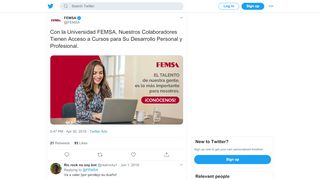 
                            10. FEMSA on Twitter: 