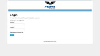 
                            5. Fenix Web - Login