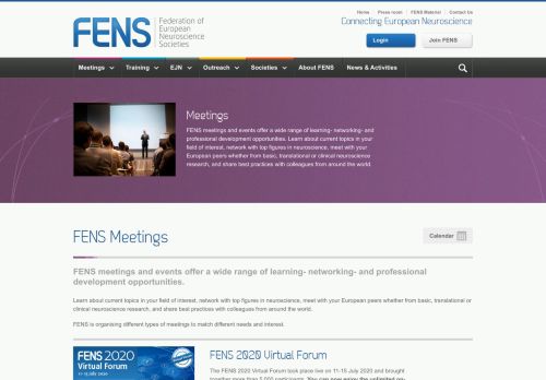 
                            6. FENS Meetings