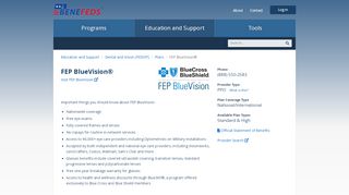 
                            4. FEP BlueVision for FEDVIP | BENEFEDS