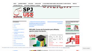 
                            7. FEP-USO. Cursos de Formación para afiliados, apertura plazo ... - spj