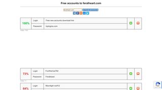 
                            9. feralheart.com - free accounts, logins and passwords
