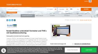 
                            5. feratel Deskline unterstützt Vermieter und TVB´s mit Qualitätsmonitoring