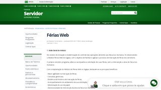 
                            4. Férias Web — Portal do Servidor