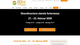 
                            9. Ferie for Alle - Skandinaviens største feriemesse - Forside