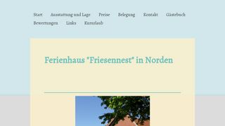 
                            3. Ferienhaus mieten Friesennest Norden-Norddeich ... - Jimdo