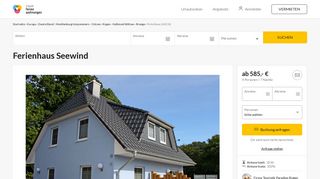 
                            5. Ferienhaus Seewind, Breege, Firma Touristik Paradies Rügen