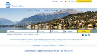 
                            3. Ferienhäuser & Ferienwohnungen in Kärnten mieten - Ferienhausmiete