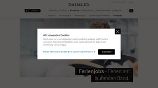 
                            11. Ferienjobs | Daimler > Karriere > Studenten > Ferienjobs