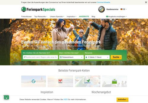 
                            3. FerienparkSpecials.de - Das größte Sortiment an Ferienparks