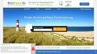 
                            12. Ferienwohnung & Ferienhaus mieten - Urlaub mit BestFewo