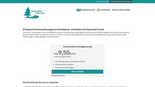 
                            8. Ferienwohnung & Ferienhaus vermieten | Travanto - Sauerland-Travel
