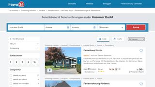 
                            7. Ferienwohnungen & Ferienhäuser in der Husumer Bucht mieten ...