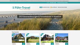 
                            11. Ferienwohnungen & Ferienhäuser in Nieblum mieten - Foehr-Travel