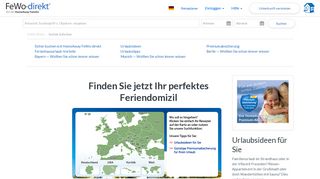 
                            3. Ferienwohnungen und Ferienhäuser bei FeWo-direkt.de