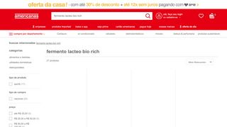 
                            8. Fermento Lacteo Bio Rich em Promoção nas Lojas Americanas.com