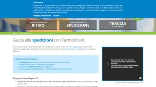 
                            9. fermopoint | Guida alle spedizioni