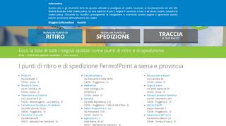 
                            13. fermopoint | Punti di giacenza a siena e provincia