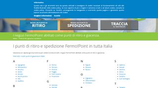 
                            8. fermopoint | Punti di ritiro e di spedizione in tutta Italia