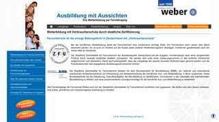 
                            4. Fernstudium - auch neben dem Beruf - Fernschule Weber