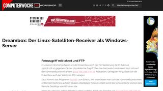 
                            8. Fernzugriff mit telnet und FTP - Dreambox: Der Linux-Satelliten ...