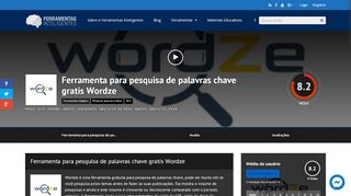 
                            4. Ferramenta grátis para pesquisa de palavras chave | Wordze | FI