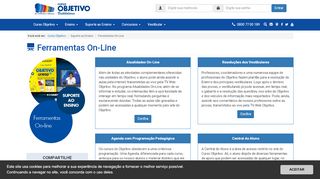 
                            8. Ferramentas On-Line - Curso Objetivo