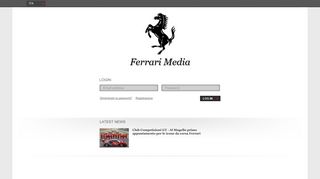 
                            7. Ferrari Media Center – Edizione italiana › Log In