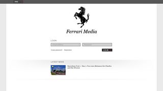 
                            8. Ferrari Media Center – English edition › Log In