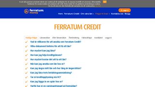 
                            6. Ferratum Credit | Ferratum.se