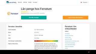 
                            5. ≡ Ferratum: login på min konto ≫ registrering ≫ kredit i Ferratum ...