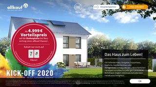 
                            3. Fertighaus / Ausbauhaus: Traumhäuser ab 115.999€ | allkauf