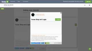 
                            3. Ferum-Shop net | Login | feshop new domain | S... - Scoop.it
