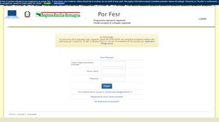 
                            4. FESR Emilia Romagna - Login - Regione Emilia-Romagna