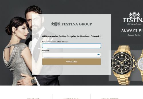 
                            5. Festina Group Händlerportal - Startseite