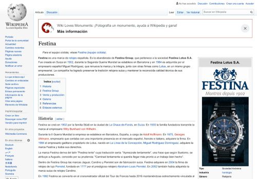 
                            9. Festina - Wikipedia, la enciclopedia libre