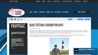 
                            7. Festival Fashion For Guys - Tim Hortons Ottawa Dragon Boat Festival