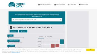 
                            6. Festivus Gastronomieservice UG, Köln - North Data