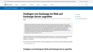 
                            1. Festlegen von Exchange im Web auf Exchange Server zugreifen