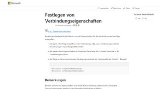 
                            2. Festlegen von Verbindungseigenschaften - SQL Server | Microsoft ...