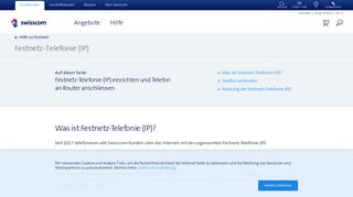 
                            11. Festnetz-Telefonie (IP) - Hilfe | Swisscom