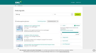 
                            13. Festo Ag: Aktuelle Jobs | XING Stellenmarkt