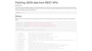 
                            9. Fetching JSON data from REST APIs - R Project