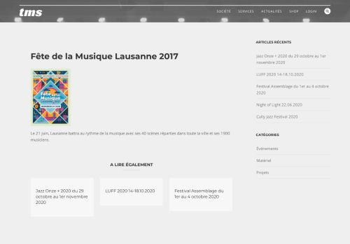 
                            7. Fête de la Musique Lausanne 2017 - tms-online
