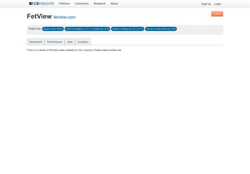 
                            11. FetView Board of Directors - CB Insights