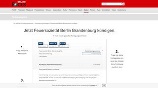 
                            8. Feuersozietät Berlin Brandenburg kündigen - so schnell geht's ...