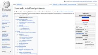 
                            12. Feuerwehr in Schleswig-Holstein – Wikipedia