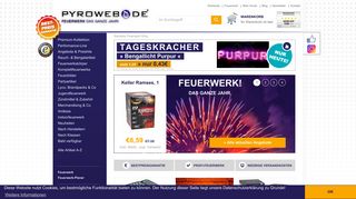 
                            3. Feuerwerk & Pyro im Online-Shop kaufen » Jetzt bestellen!