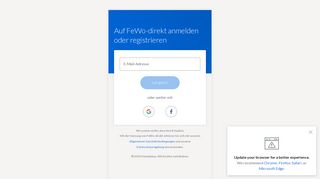 
                            8. FeWo-direkt: Anmelden bei HomeAway