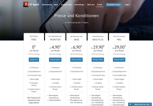 
                            5. FF-Agent | Einsatzalarmierung & FF-Informationssystem | Preise und ...